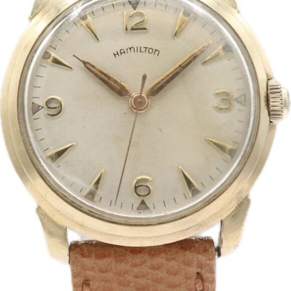 Vintage 32mm Hamilton Nautilus II Men's Mechanical Wristwatch 871 USA 10k RGP - Picture 3 of 4